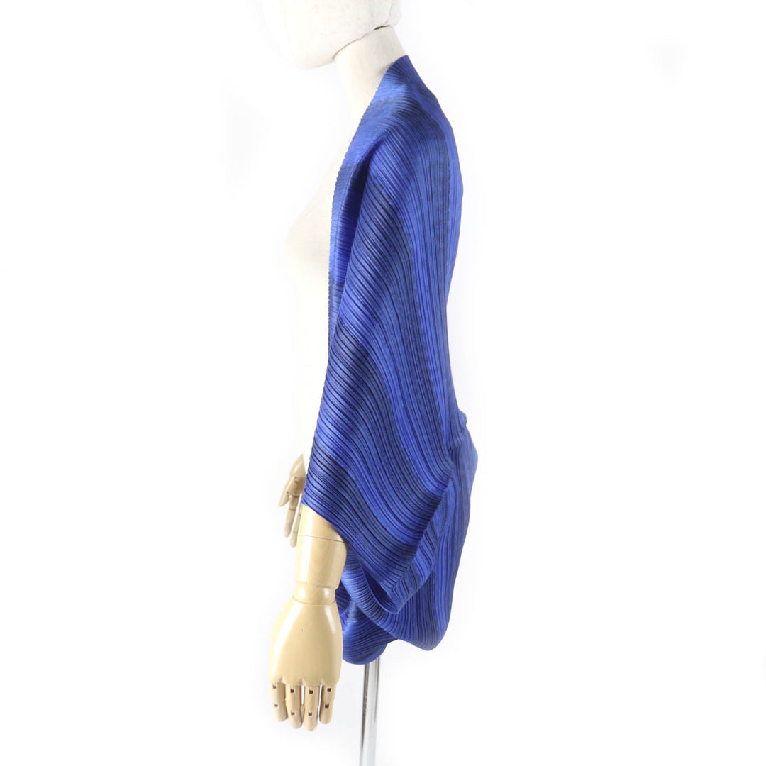 PLEATS PLEASE cardigan PP33-J0653 Main: 100% polyester blue Women No size listed Used Authentic