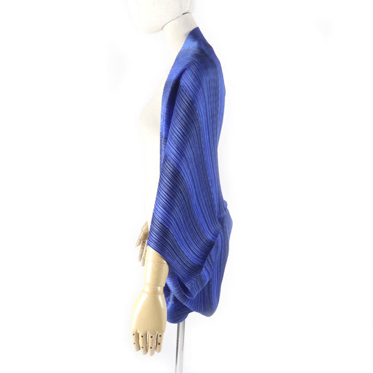 PLEATS PLEASE cardigan PP33-J0653 Main: 100% polyester blue Women No size listed Used Authentic