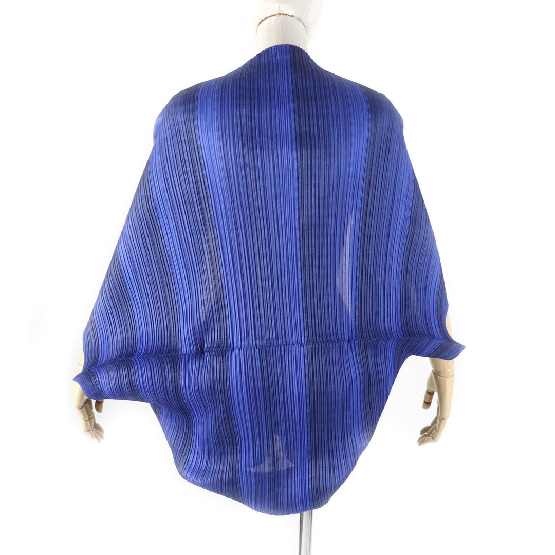 PLEATS PLEASE cardigan PP33-J0653 Main: 100% polyester blue Women No size listed Used Authentic