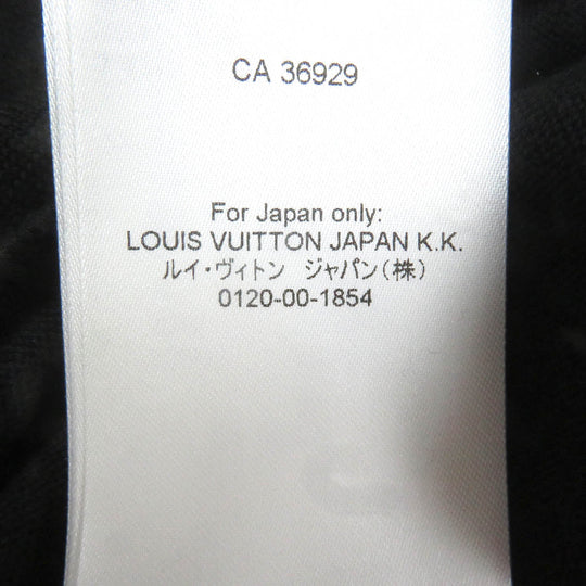 LOUIS VUITTON Short sleeve knit 1AAGO4 Main: 89% cotton, Main: 11% nylon Black green mens M Used Authentic