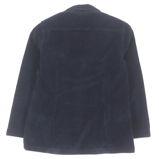 LARDINI tailored jacket Main: 100% cotton Dark navy JNAMA mens M Used Authentic
