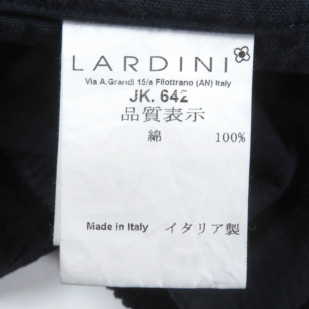 LARDINI tailored jacket Main: 100% cotton Dark navy JNAMA mens M Used Authentic