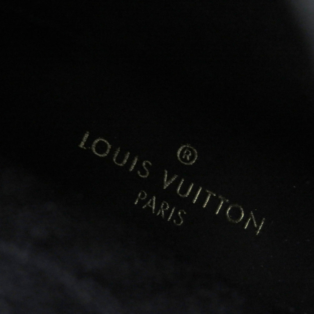 LOUIS VUITTON sneakers fabric black Aftergame Line Women 37 1/2 Used Authentic