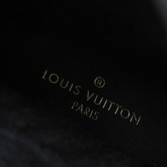 LOUIS VUITTON sneakers fabric black Aftergame Line Women 37 1/2 Used Authentic