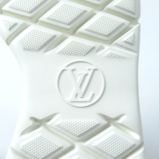 LOUIS VUITTON sneakers fabric black Aftergame Line Women 37 1/2 Used Authentic