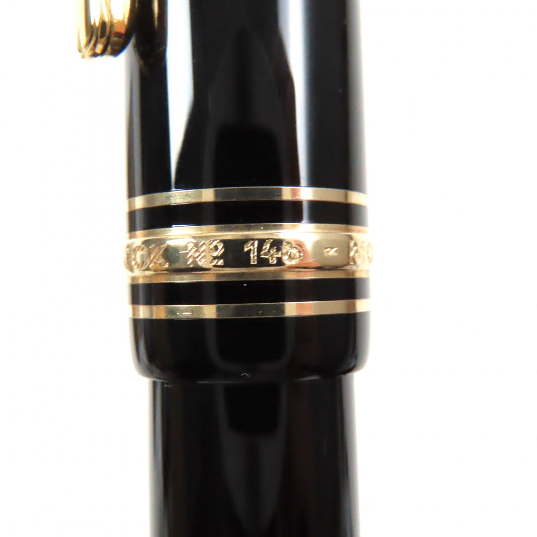 MONTBLANC fountain pen Main: Resin Nib: 14K Black gold Meisterstuck No.146 mens Used Authentic
