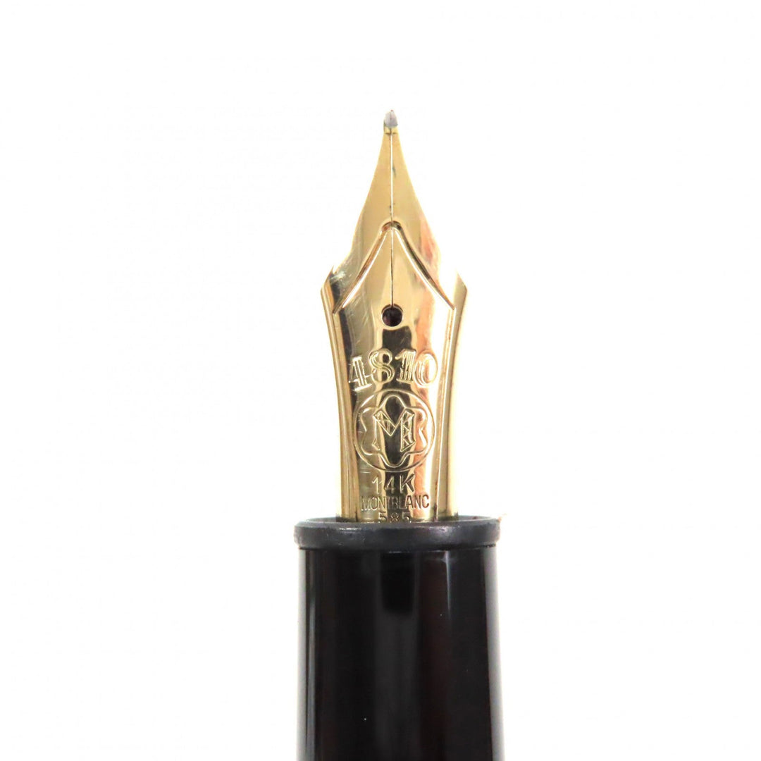 MONTBLANC fountain pen Main: Resin Nib: 14K Black gold Meisterstuck No.146 mens Used Authentic