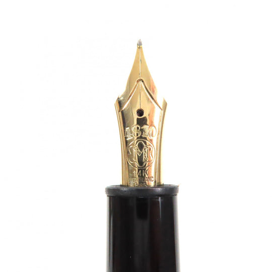 MONTBLANC fountain pen Main: Resin Nib: 14K Black gold Meisterstuck No.146 mens Used Authentic
