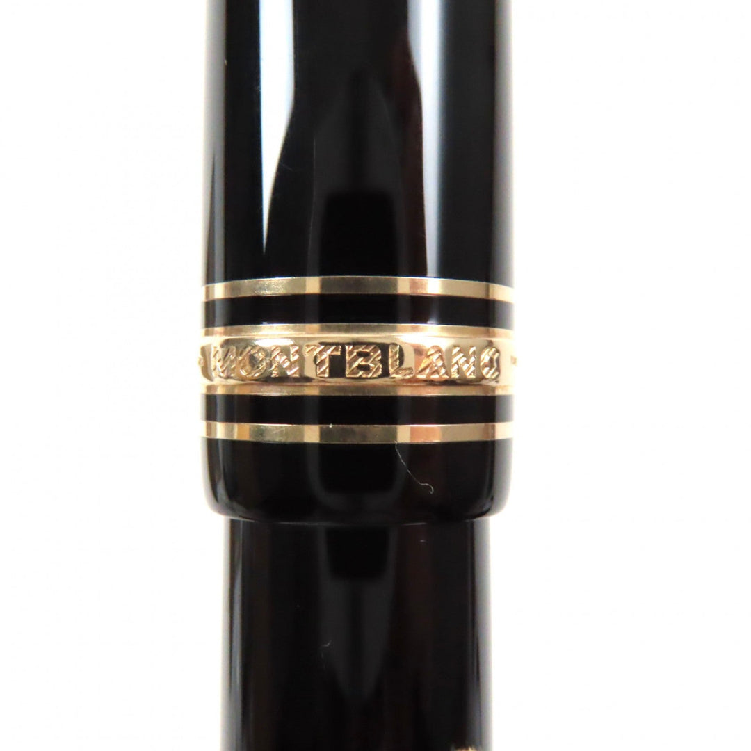 MONTBLANC fountain pen Main: Resin Nib: 14K Black gold Meisterstuck No.146 mens Used Authentic