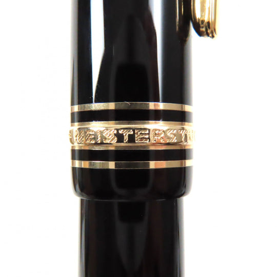MONTBLANC fountain pen Main: Resin Nib: 14K Black gold Meisterstuck No.146 mens Used Authentic
