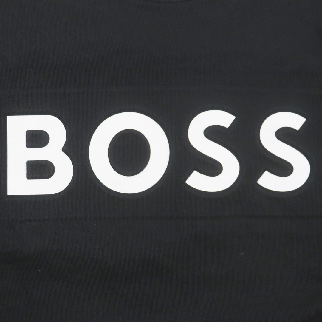 HUGO BOSS sweat Main: 100% cotton black mens M Used Authentic