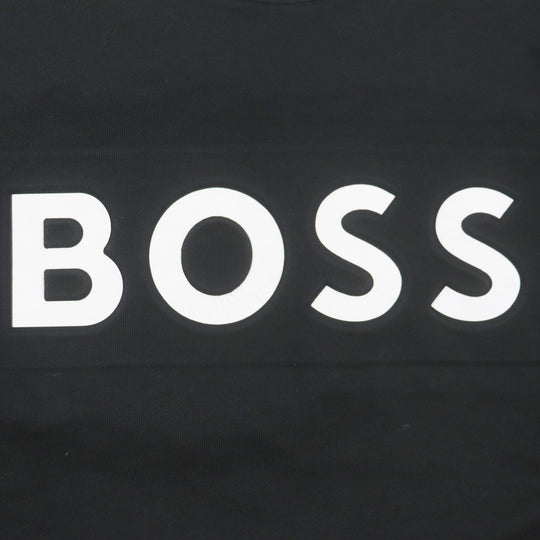HUGO BOSS sweat Main: 100% cotton black mens M Used Authentic