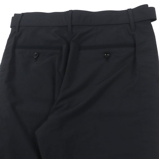 Sacai Pants 23-03143M Outer: 100% polyester, Lining: 100% cupra, Part: 100% polyester, Part: 100% cotton black Matte Tatteta Punts mens 1 Used Authentic