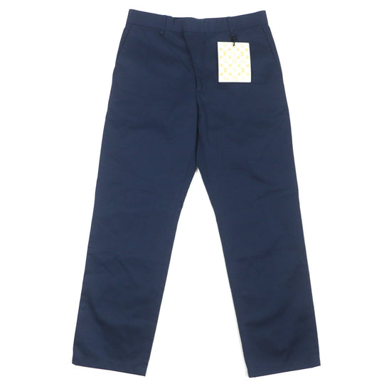 LOUIS VUITTON Pants Outer: 50% polyester, Outer: 50% cotton, Lining: 100% cotton Navy Staples Edition mens 40 Used Authentic