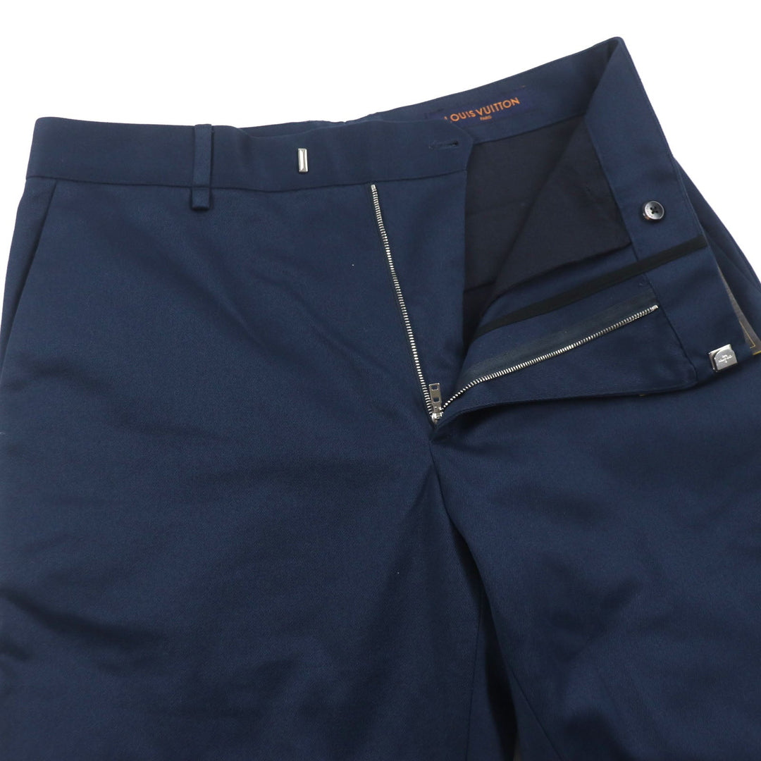 LOUIS VUITTON Pants Outer: 50% polyester, Outer: 50% cotton, Lining: 100% cotton Navy Staples Edition mens 40 Used Authentic