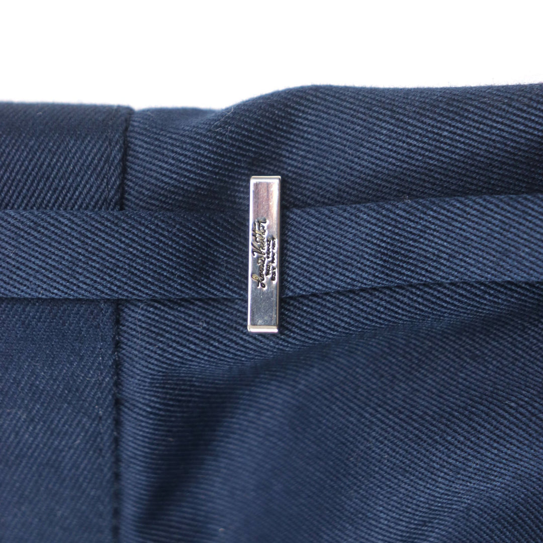 LOUIS VUITTON Pants Outer: 50% polyester, Outer: 50% cotton, Lining: 100% cotton Navy Staples Edition mens 40 Used Authentic