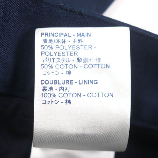 LOUIS VUITTON Pants Outer: 50% polyester, Outer: 50% cotton, Lining: 100% cotton Navy Staples Edition mens 40 Used Authentic