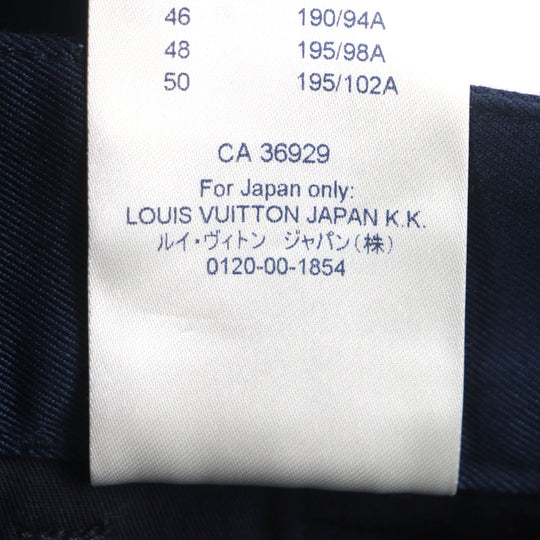 LOUIS VUITTON Pants Outer: 50% polyester, Outer: 50% cotton, Lining: 100% cotton Navy Staples Edition mens 40 Used Authentic