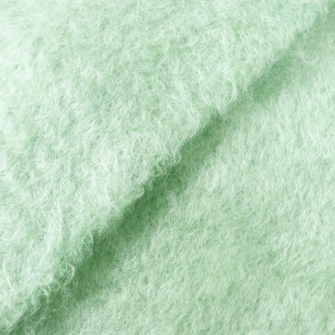 LOEWE Scarf Main: 73% mohair, Main: 24% wool, Main: 3% nylon Green type Women Used Authentic