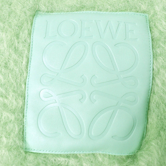 LOEWE Scarf Main: 73% mohair, Main: 24% wool, Main: 3% nylon Green type Women Used Authentic