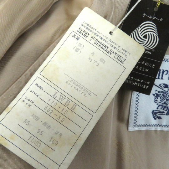 BURBERRY Stainless collar coat Outer: 100% wool, Outer: Cashmere, Lining: Cupra beige Women 11AB3 Used Authentic