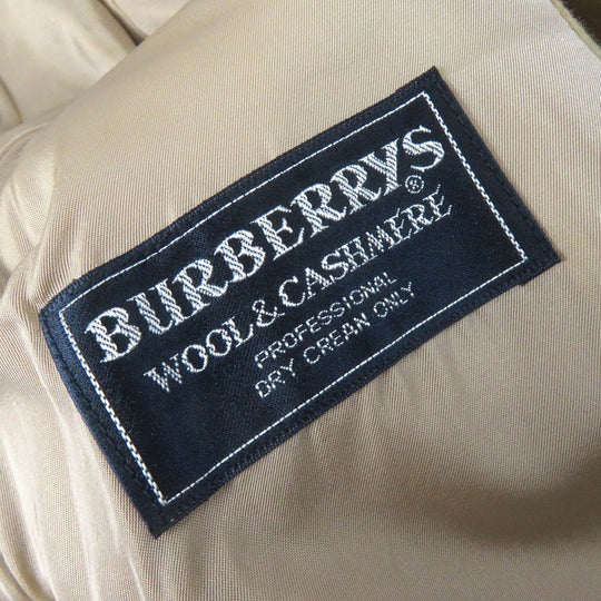 BURBERRY Stainless collar coat Outer: 100% wool, Outer: Cashmere, Lining: Cupra beige Women 11AB3 Used Authentic