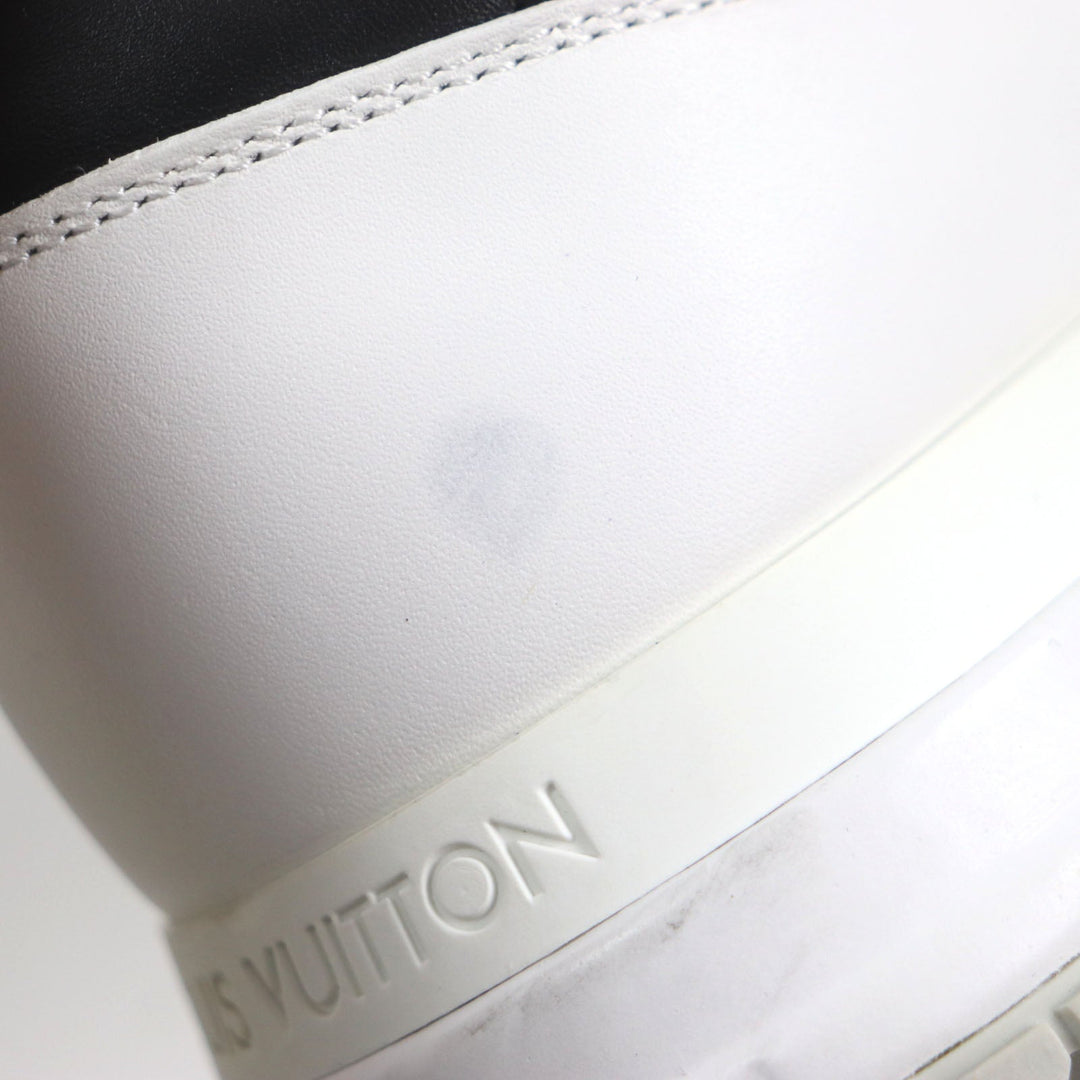 LOUIS VUITTON sneakers Main: Leather, Main: Nylon White yellow Runaway line mens 7 Used Authentic