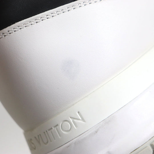 LOUIS VUITTON sneakers Main: Leather, Main: Nylon White yellow Runaway line mens 7 Used Authentic