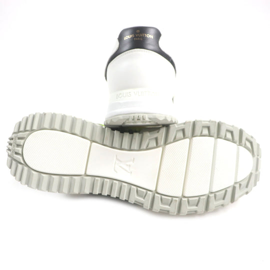 LOUIS VUITTON sneakers Main: Leather, Main: Nylon White yellow Runaway line mens 7 Used Authentic