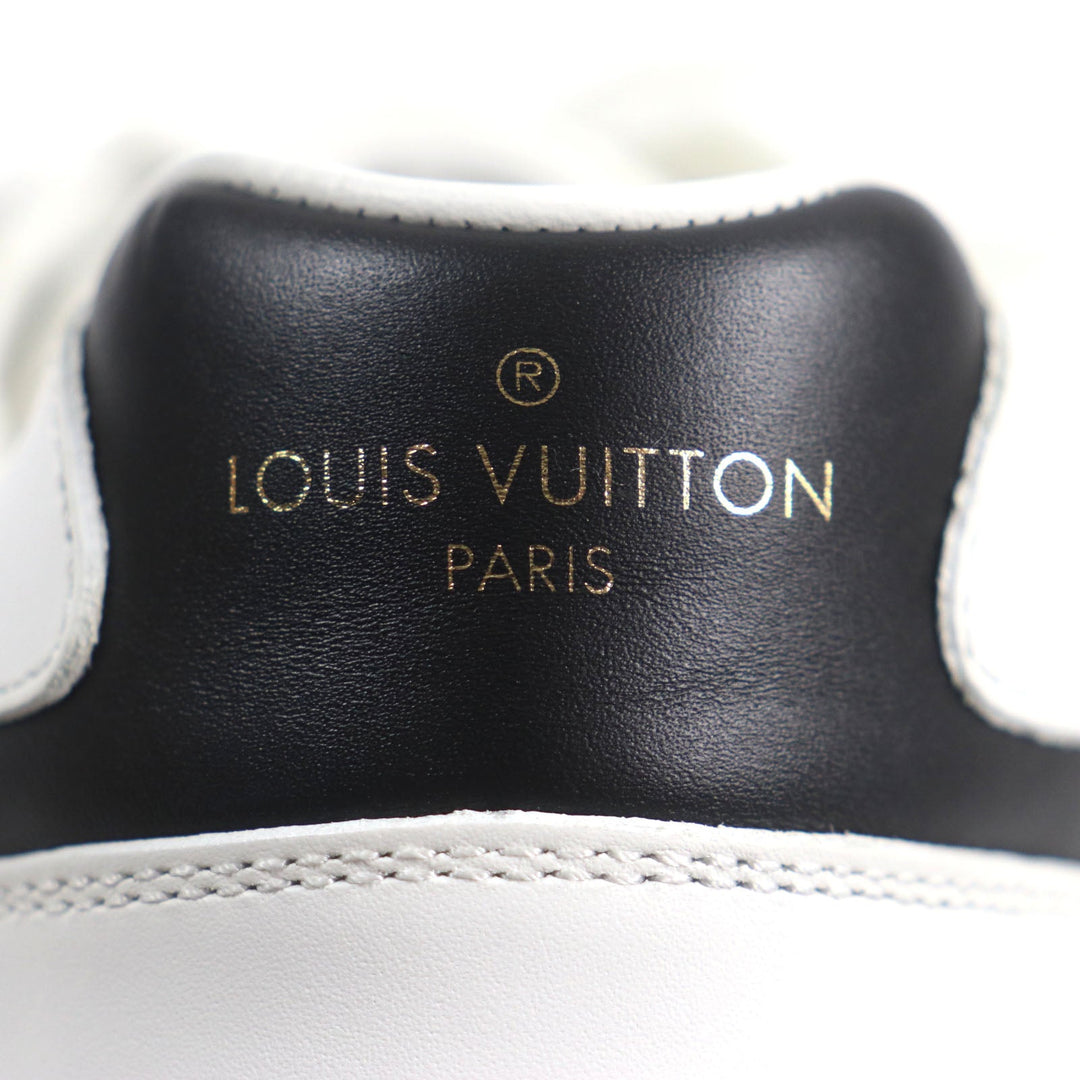 LOUIS VUITTON sneakers Main: Leather, Main: Nylon White yellow Runaway line mens 7 Used Authentic