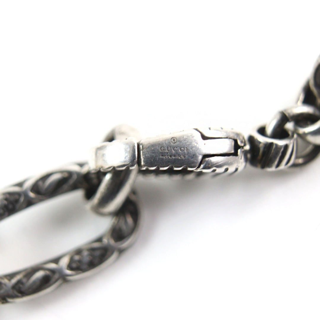 GUCCI Necklace 524890 Main: AG925 Silver mens Used Authentic