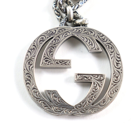 GUCCI Necklace 524890 Main: AG925 Silver mens Used Authentic