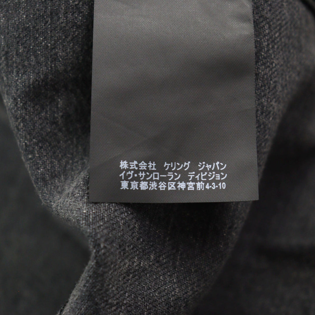 SAINT LAURENT PARIS Denim Jacket 505820 Main: 100% cotton Dark gray mens S Used Authentic