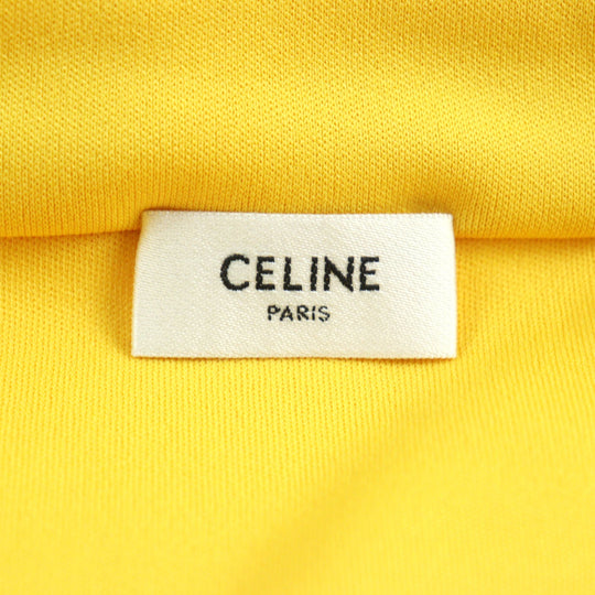 CELINE Track jacket 2Y8311210 Outer: 100% polyester, Part: 100% cotton Yellow black mens XS Used Authentic