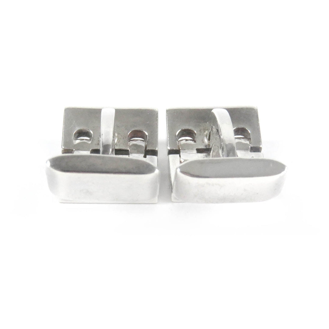 HERMES cuffs Main: AG925 Silver mens Used Authentic