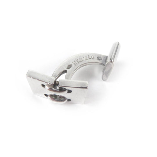 HERMES cuffs Main: AG925 Silver mens Used Authentic