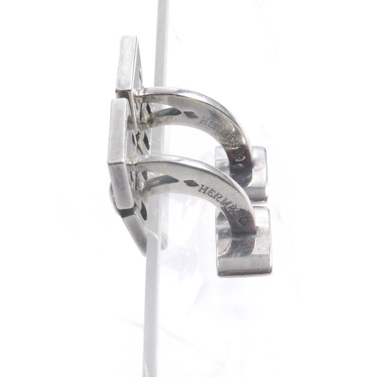 HERMES cuffs Main: AG925 Silver mens Used Authentic