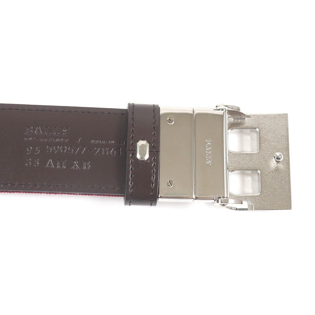 BALLY belt 590577 leather Red 95|38