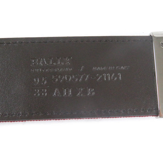 BALLY belt 590577 leather Red 95|38