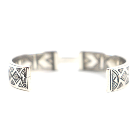 HERMES bracelet Main: AG925 Silver Tuareg bangle mens Used Authentic