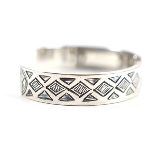 HERMES bracelet Main: AG925 Silver Tuareg bangle mens Used Authentic