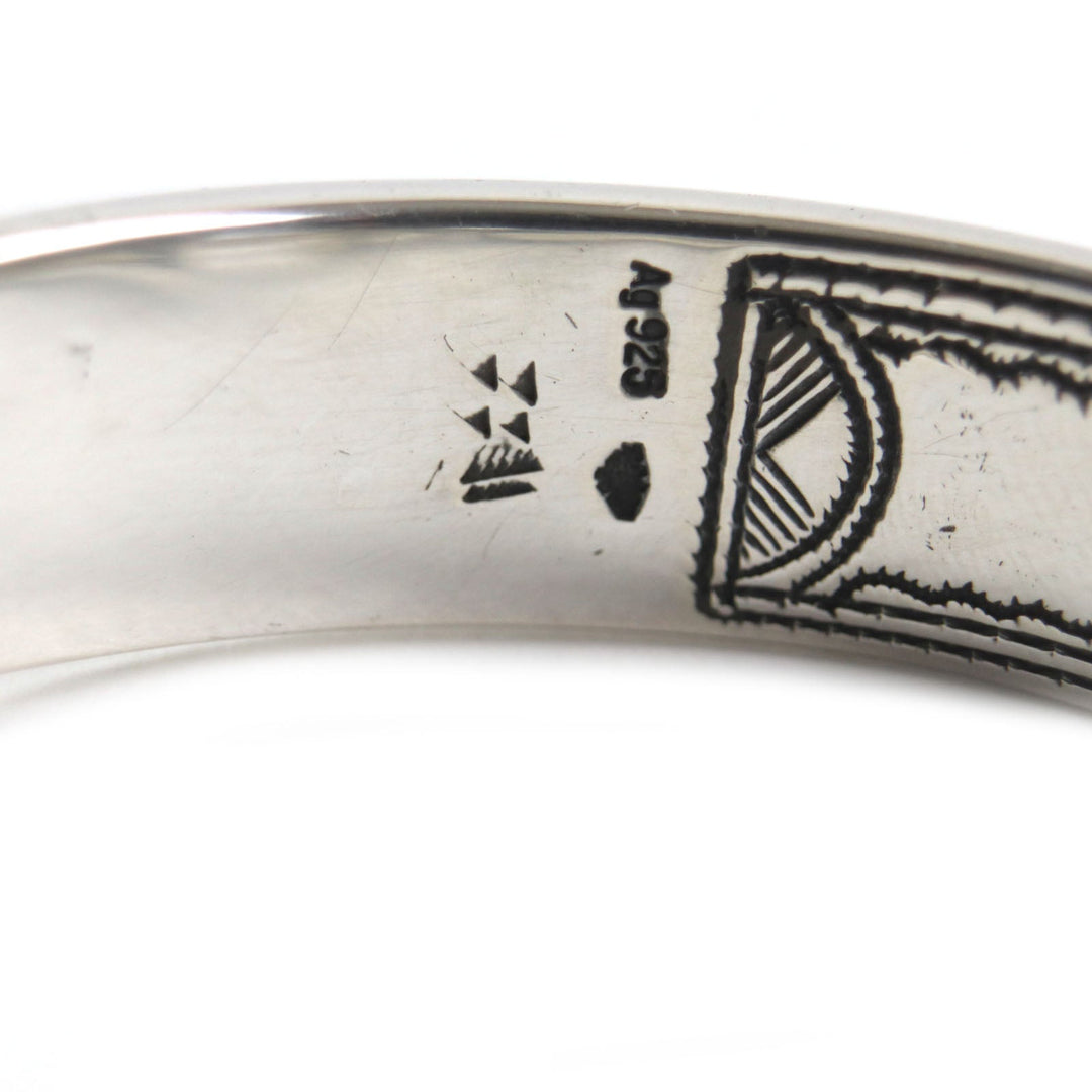 HERMES bracelet Main: AG925 Silver Tuareg bangle mens Used Authentic
