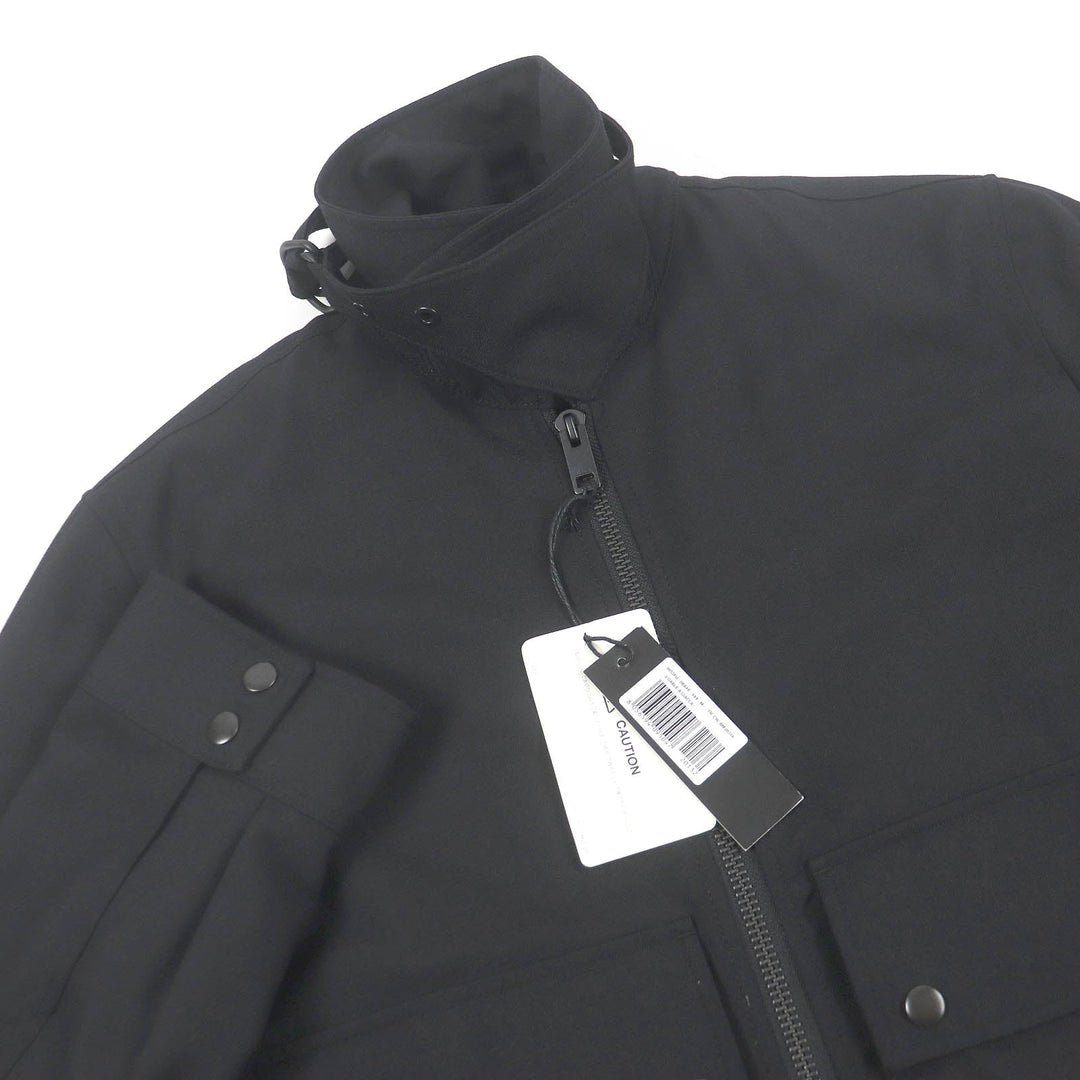 DIESEL Blouson Main: 53% polyester, Main: 47% wool, Lining: 100% rayon black mens M Used Authentic