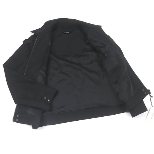 DIESEL Blouson Main: 53% polyester, Main: 47% wool, Lining: 100% rayon black mens M Used Authentic