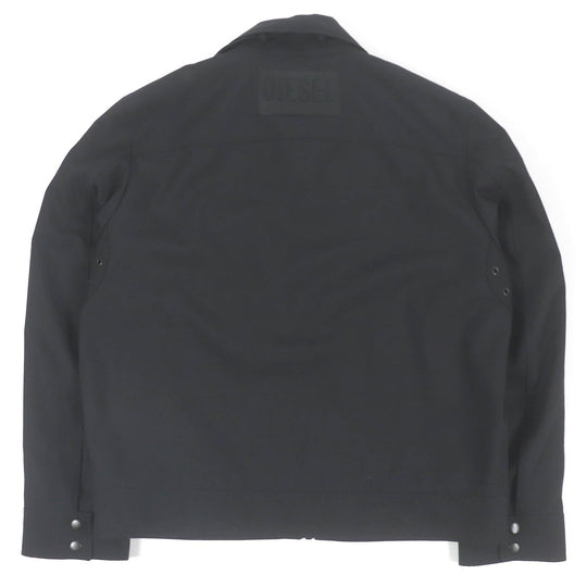 DIESEL Blouson Main: 53% polyester, Main: 47% wool, Lining: 100% rayon black mens M Used Authentic