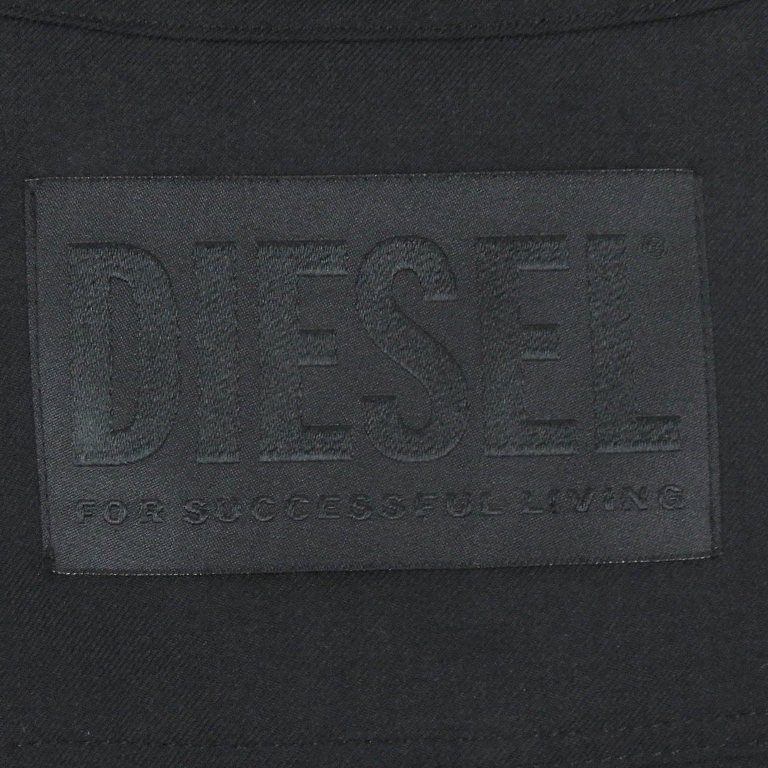 DIESEL Blouson Main: 53% polyester, Main: 47% wool, Lining: 100% rayon black mens M Used Authentic