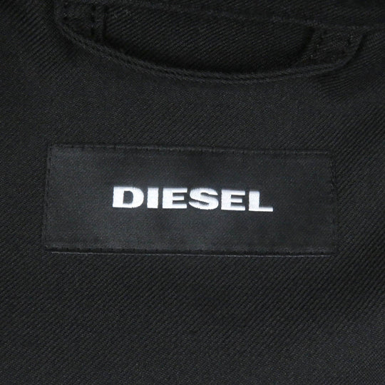 DIESEL Blouson Main: 53% polyester, Main: 47% wool, Lining: 100% rayon black mens M Used Authentic