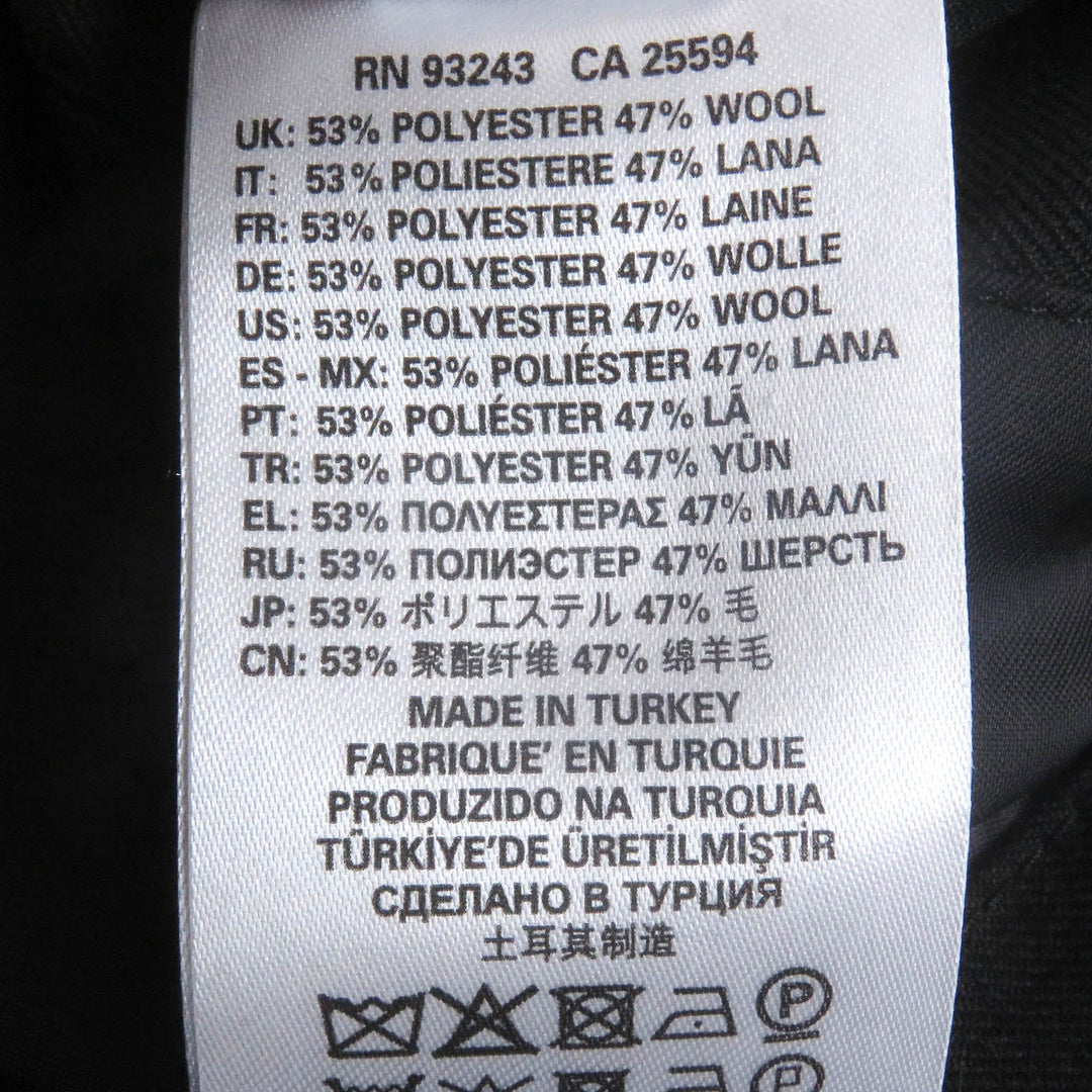 DIESEL Blouson Main: 53% polyester, Main: 47% wool, Lining: 100% rayon black mens M Used Authentic