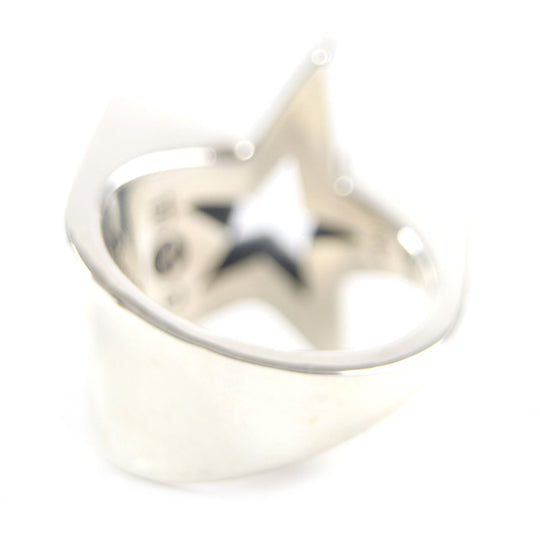 BANKROBBER Ring 950 Silver STAR BRIGHT RING mens Used Authentic