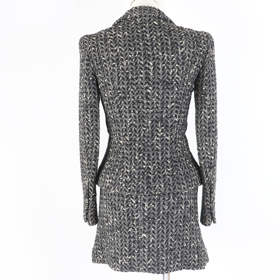 CHANEL setup 97A P09714 Main: 93% wool, Main: 7% nylon, Lining: 95% silk, Lining: 5% spandex Black type Women 36 Used Authentic